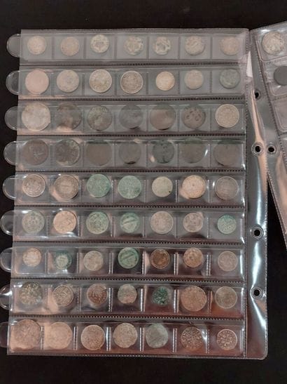 Lot of silver coins from all countries, some...