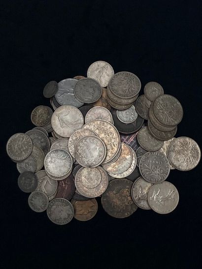 Lot of 19th - 20th century pieces, in bronze...
