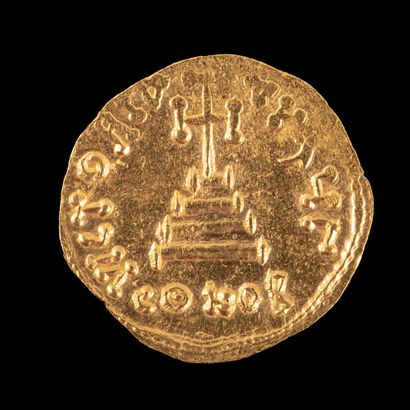 CONSTANS II Solidus gold

A/ On a frontal...