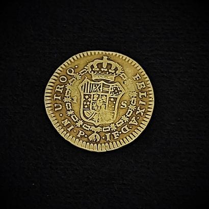 1 coin: 1 escudo of Ferdinand VII 1814 Potosi

Weight:...