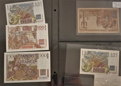 Lot of 15 French banknotes, good condition,...