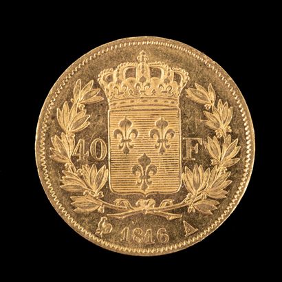 LOUIS XVIII 

40 Fr gold 

1816 In Paris...