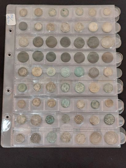 Lot of silver coins from all countries, some...