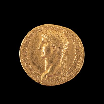 NERON DRUSUS Aureus gold

R/ Shields and...
