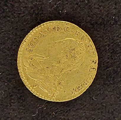 Louis XV half-louis in gold 
