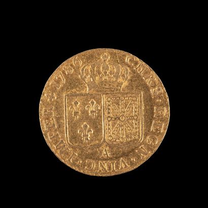 LOUIS XVI 

Louis d'or au buste nu 

1786...