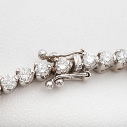 Bracelet line brilliant cut diamonds 3.50...