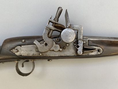 Long flintlock muzzleloader with external...
