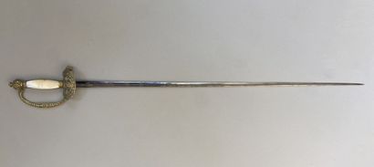 Lot of three swords of company : 
- a sword...