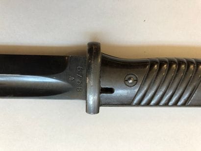 Baïonnette allemande 84/98 3ème modèle fabrication...