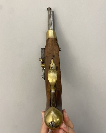 Cavalry pistol model An XIII 
Lock heavily...
