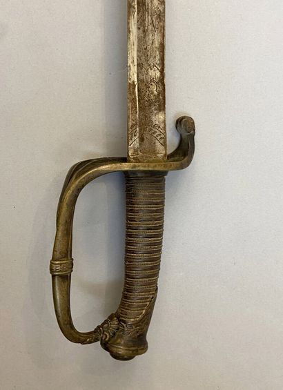 1821 infantry officer's saber
Curved blade...