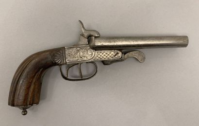 Double pistol in table of defense. Tilting...