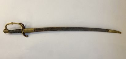 Sabre 1821 d'officier d'infanterie. Lame...