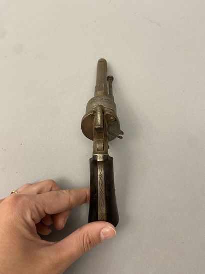 Two small revolvers system Lefaucheux in...