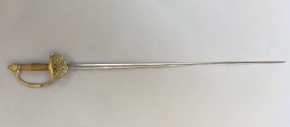 Lot of three swords of company : 
- a sword...