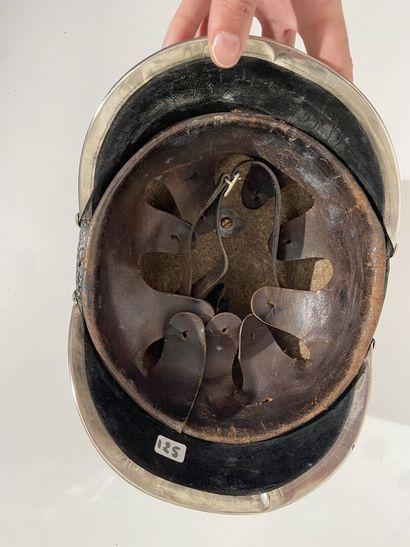 Fireman's helmet inspired by the German helmet...