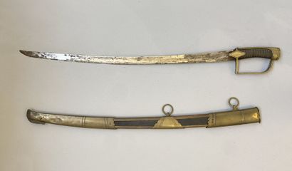 Light cavalry saber with the hunter. Curved...