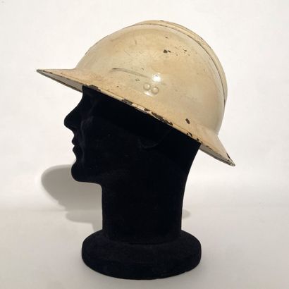 Adrian helmet model 26 painted in black and...