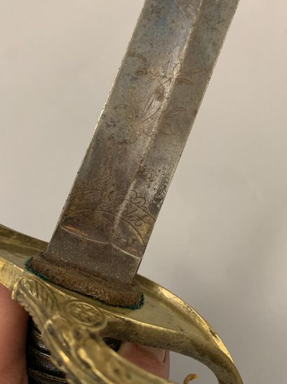 Sabre modèle 1821 d'officier d'infanterie....