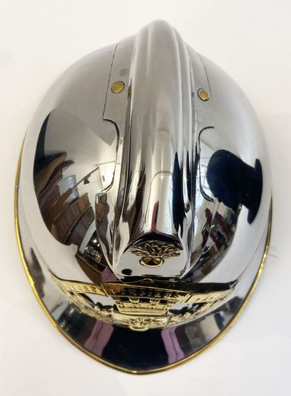 Adrian helmet type 26 of fireman, nickel...