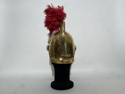 Sapper helmet bomb brass (discreet cracks),...