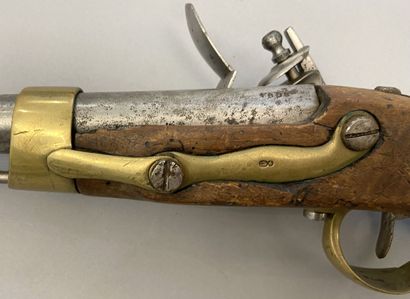 Cavalry pistol model An XIII 
Lock heavily...