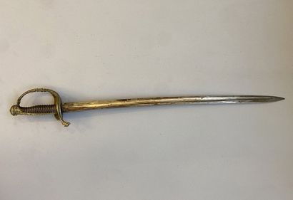 Sabre d'officier de Marine 1837
Lame courbe...