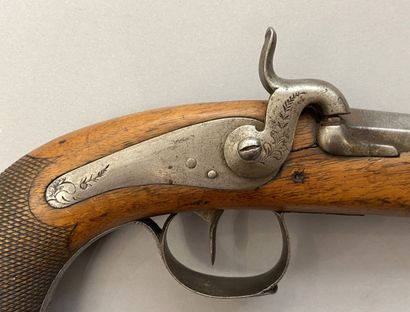 Pair of Belgian percussion pistols
Mounted...