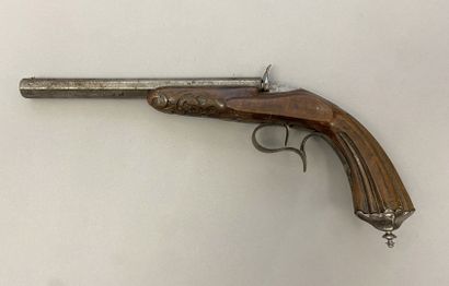 6mm Flobert boxlock pistol, Renaissance blond...