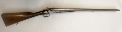 Side-by-side rifle with hammers and locks...
