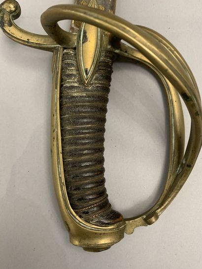 Joli sabre d'officier de cavalerie légère...
