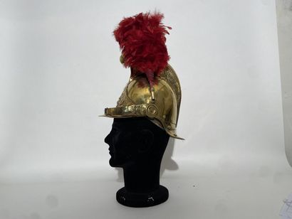 Sapper helmet bomb brass (discreet cracks),...