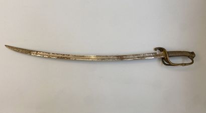 1821 infantry officer's saber
Curved blade...