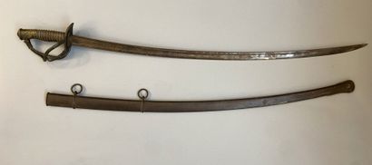 1822 cavalry officer's saber
Blank blade...