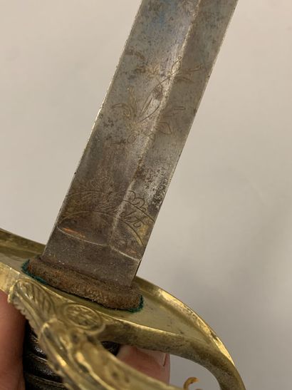 Sabre modèle 1821 d'officier d'infanterie....