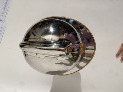 Adrian model 33 brass firefighter helmet...