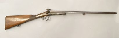 Juxtaposed rifle with pins. Barrels in spun...