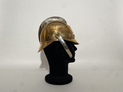 Helmet of fireman of Wittenheim (Alsace under...