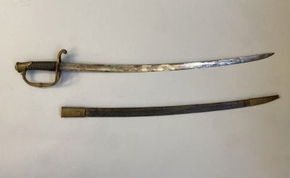 Sabre 1821 d'officier d'infanterie. Lame...