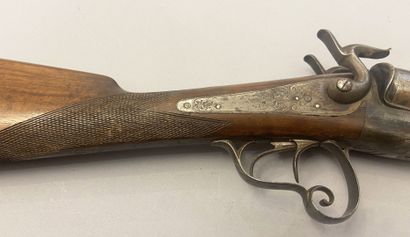 Juxtaposed rifle with pins. Barrels in spun...