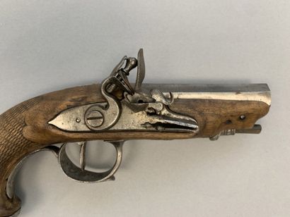 Small flintlock travel pistol from the early...