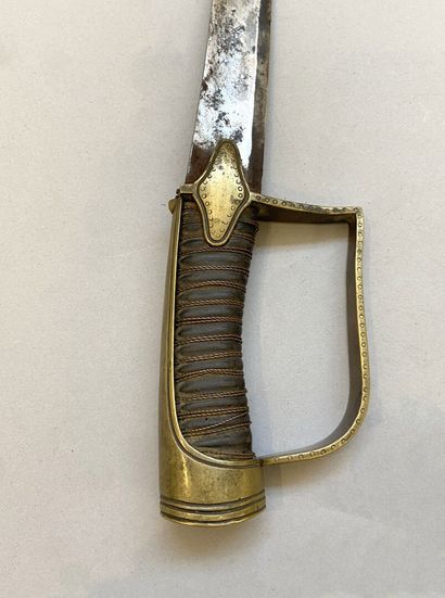 Light cavalry saber with the hunter. Curved...