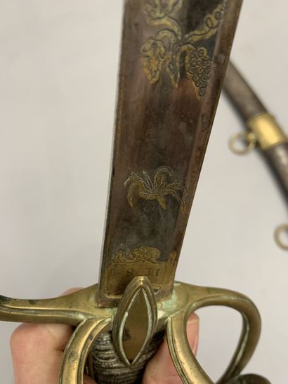 Joli sabre d'officier de cavalerie légère...