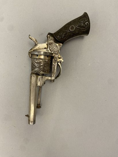 Two small revolvers system Lefaucheux in...