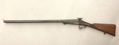 Juxtaposed rifle with pins. Barrels in spun...