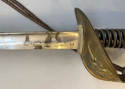 Sabre 1896 d'officier de cavalerie. Lame...
