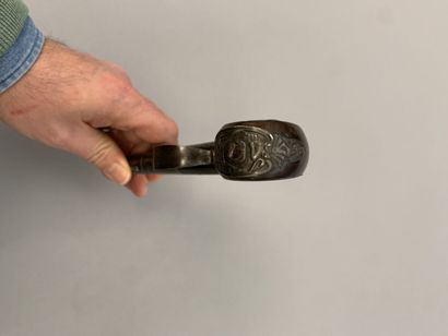 English flintlock travel pistol, English...