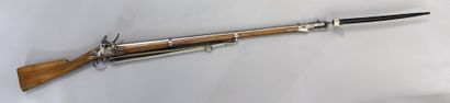 Regulation rifle with flint of voltigeur...