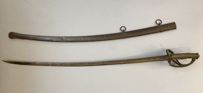 1822 cavalry officer's saber
Blank blade...